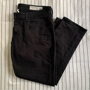 Rag & Bone Dre Low-Rise Slim Boyfriend Jeans - Black